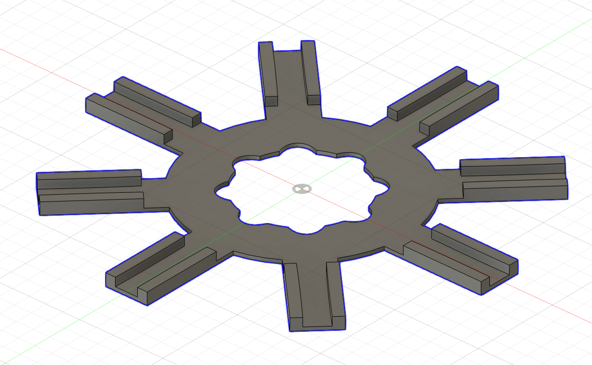 CAD of the assembly jig